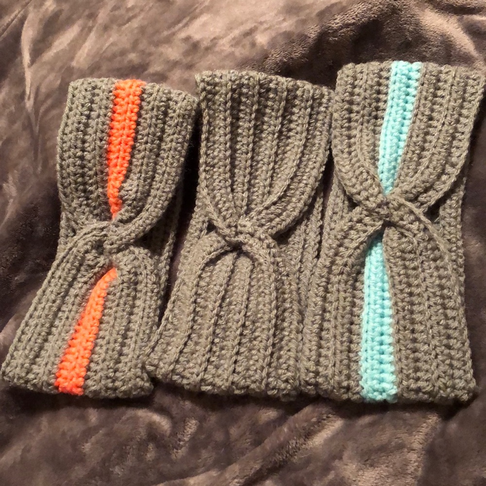 Home made crochet headbands!
